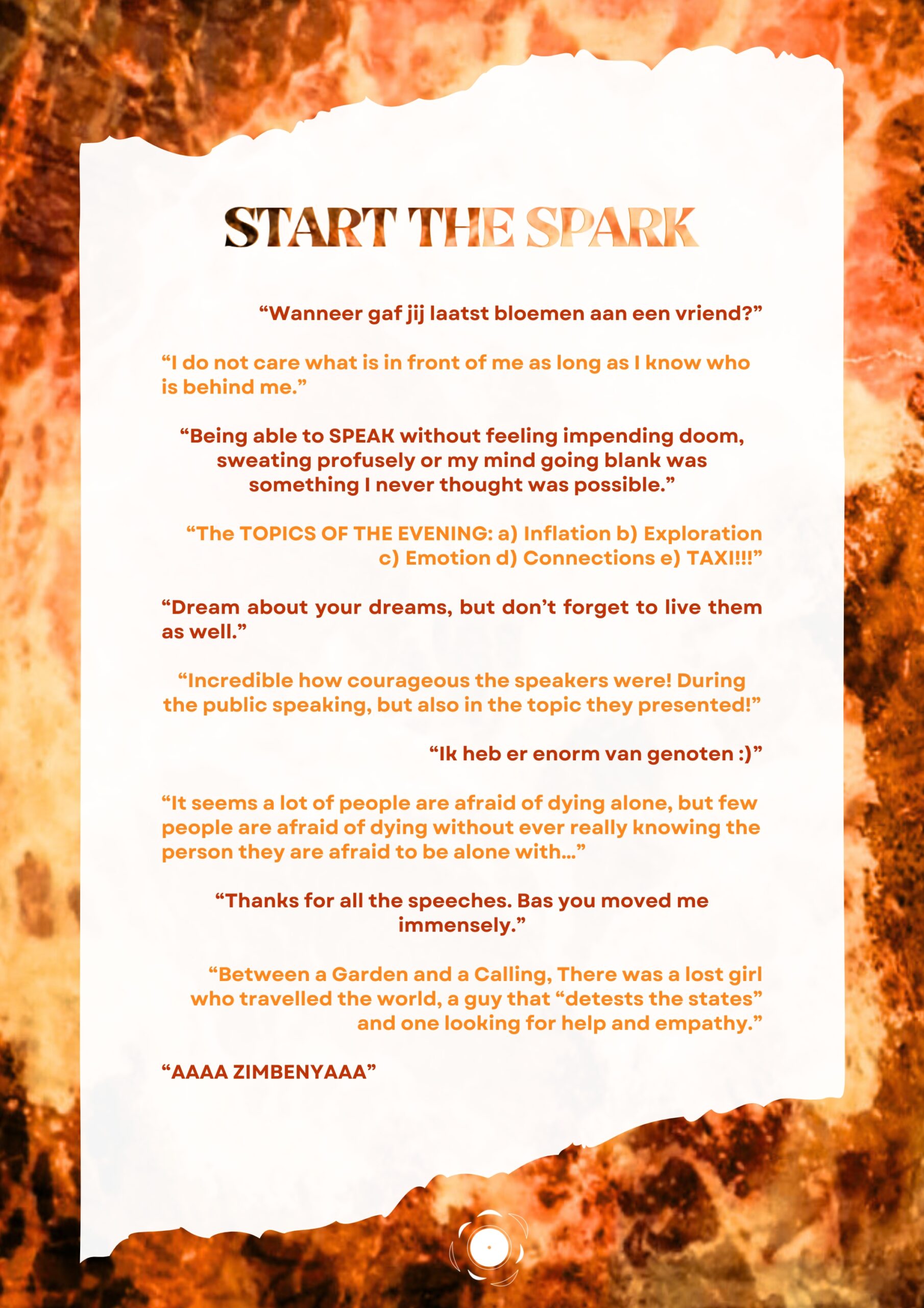Start the spark (6)